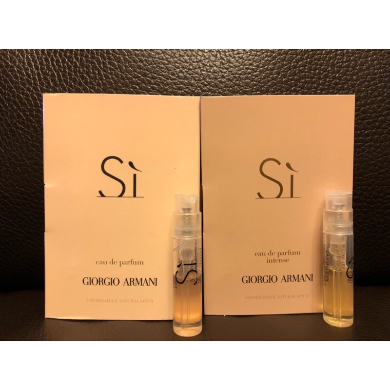 美國原裝 Giorgio Armani  Si 摯愛 女性淡香精 / 摯愛intense/ Fiori 針管 1.2ml