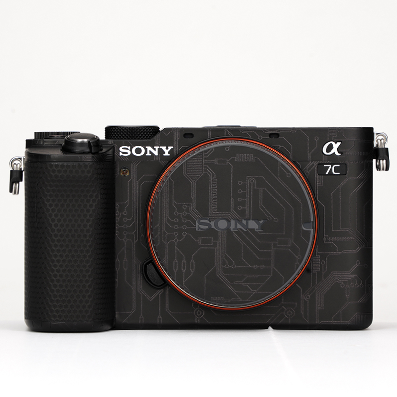 現貨免運 索尼A7C相機保護貼膜SONY a7c機身貼紙皮紋貼皮碳纖維磨砂迷彩3M保護膜
