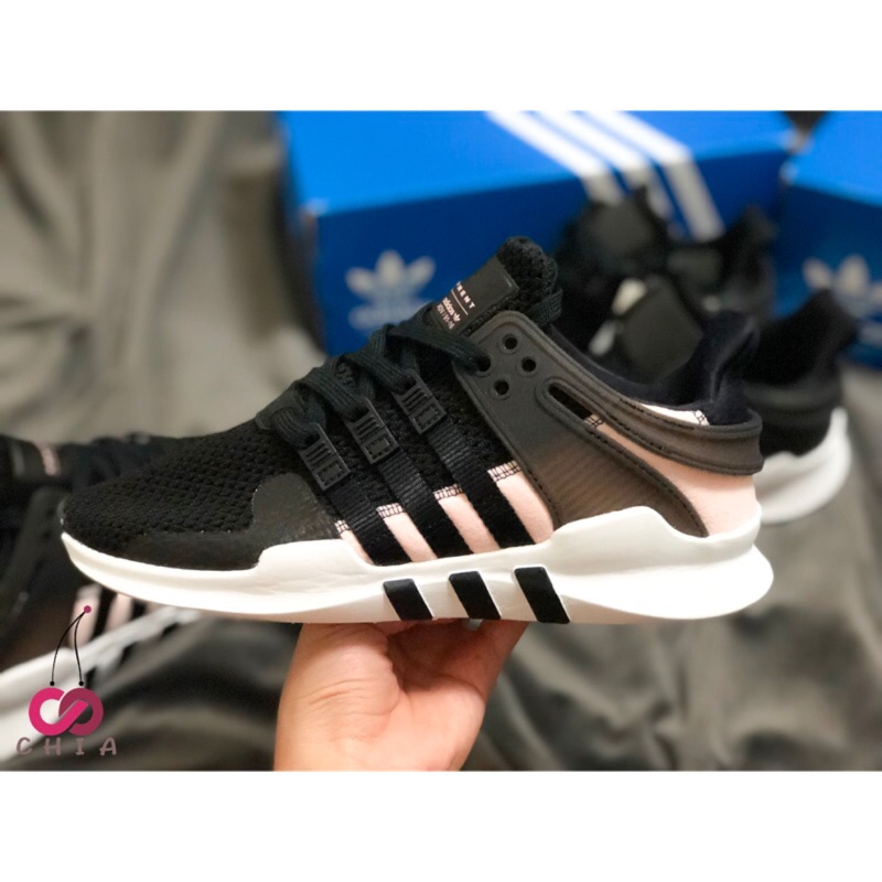 正品現貨🍒Adidas EQT ADV🍒黑粉魚骨鞋范冰冰(BY9112)