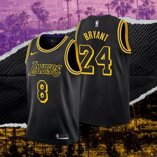 ☆小B之都☆ NIKE NBA Lakers Kobe 黑曼巴 湖人隊 DJ0471-010 城市版 球衣 蛇紋 黑曼巴