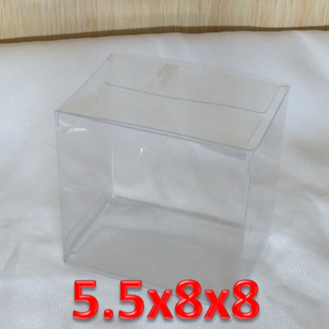 PVC 透明包裝盒 5.5x8x8 cm / 商品包裝 透明盒 娃娃機 公仔 台主 禮物盒 包裝