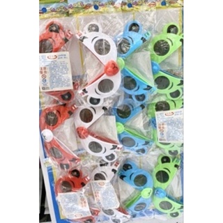 臺灣現貨 12入變形可開墨鏡 夜市玩具 排裝玩具 整卡出售 童玩 兒童節 安親班 露營 派對 活動 獎勵