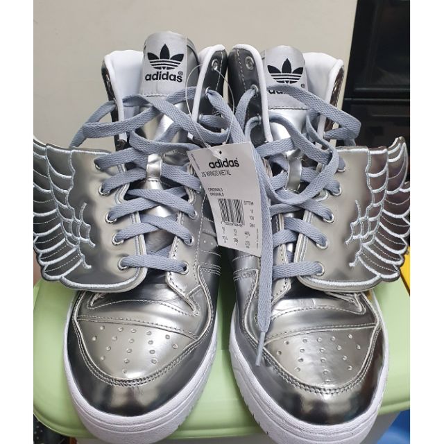 愛迪達 銀 翅膀鞋 銀翅膀Adidas Wings Metal Shoes S77798 US10.5