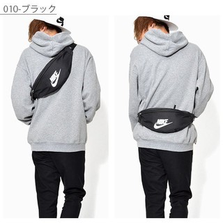 NIKE HOOD WAISTPACK BA5750-010 LOGO 運動腰包 隨身包 黑色 小勾 斜背 小包