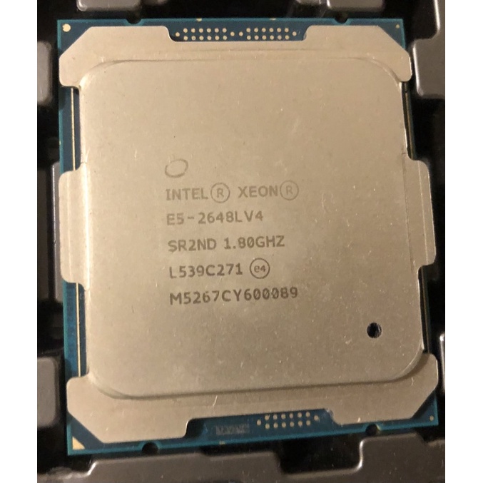 Intel Xeon E5-2648LV4 1.8G / 35M 14C28T 模擬28核 X99 2011-3