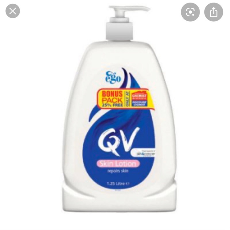 ‼️預購‼️澳洲帶回 EGO 意高 QV skin lotion 身體乳液 超大容量一公升 1.25 Litre