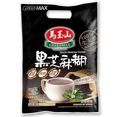 馬玉山黑芝麻糊30g克 x 12包【家樂福】