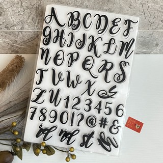 0608 JH 多款 字母印章 英文字母 數字印章 英文字母數字 水晶印章