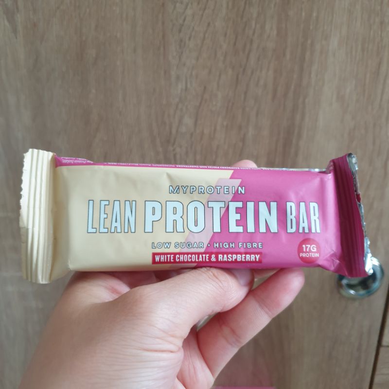 [MyProtein]Lean輕盈高蛋白高纖能量棒-白巧克力覆盆子(45g/根)