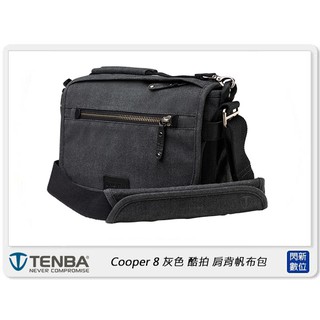 ☆閃新☆Tenba Cooper 8 酷拍 肩背帆布包 灰色 637-401(公司貨) 側背包 相機包