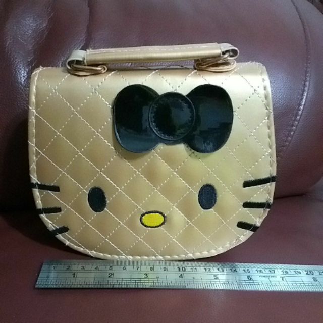 #全新轉賣# Hello Kitty 金色包包&amp;粉色包包，附側背帶