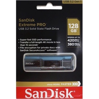 SanDisk 128G Extreme PRO CZ880 380MB/s USB 3.2 隨身碟