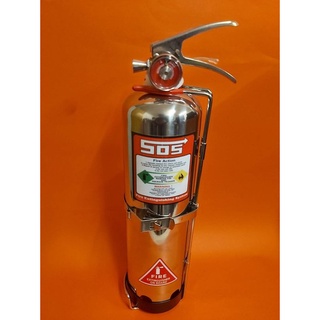 900ML手動/自動滅火器 (不銹鋼瓶)1型HFC-236高效能潔淨氣體滅火器(不污染) 永久免換藥(定製品)