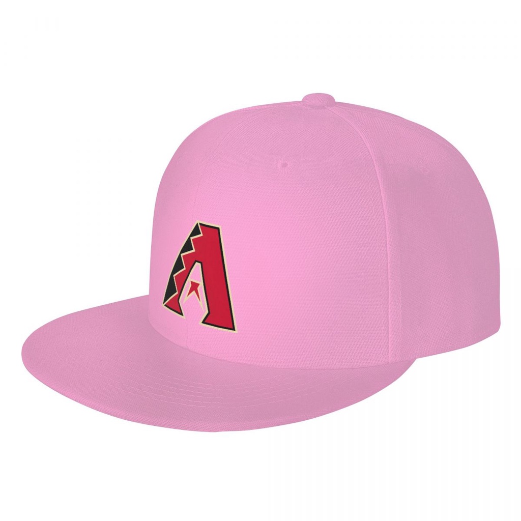 Arizona Diamondbacks Logo MLB 平帽遮陽帽 印花鴨舌帽太陽帽 帽子 板帽 嘻哈街舞帽 平沿帽