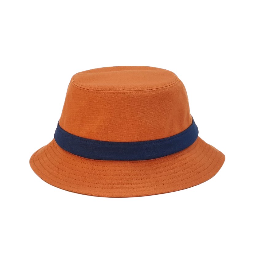 HiGh MaLi 英式圓盤紳士帽 - 愉悅橙Mix都市藍