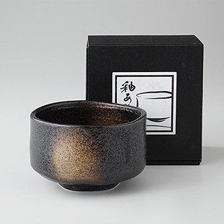 日本製 美濃燒黑砂 抹茶碗 茶碗【天力日本代購】