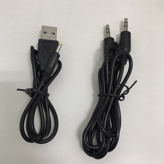 傳輸線 共兩款 USB 轉 DC 2.0mm 圓頭 音源線 公對公 3.5mm 音響 DVD 喇叭 轉換線 全新 現貨