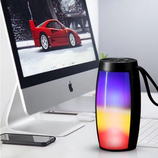 Bluetooth speaker RGB atmosphere light portable subwoofer co | 蝦皮購物
