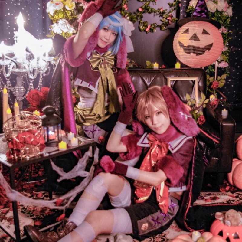 Cos Cosplay 偶像夢幻祭 合奏之星萬聖節真白友也 紫之創 蝦皮購物