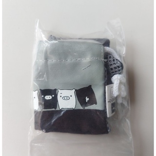 BOX1 櫃 ： SAN-X 黑白豬 黑灰束口袋 品種收集 PART 2 MONOKURO BOO 扭蛋