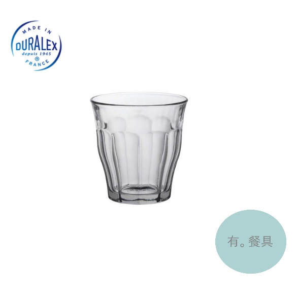《有。餐具》法國製 Duralex Picardie 強化玻璃杯 90ml 透明 (6入/組)