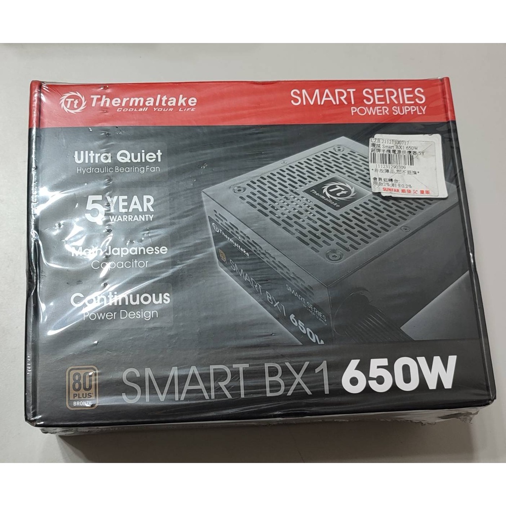 新品 TT Thermaltake SMART BX1 650W 銅牌80+ 電源供應器