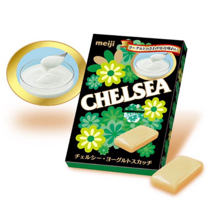 日本 明治 meiji CHELSEA 巧喜糖 優格味