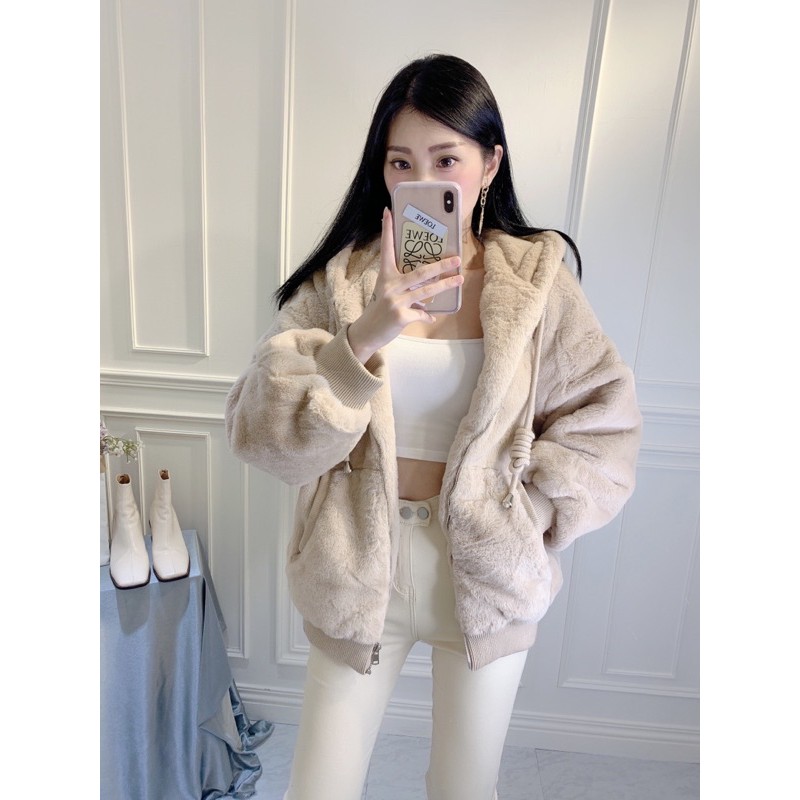 【現貨秒出】超Q💞熊寶寶連帽毛絨外套🧸｜好評不斷🔥材質超軟超舒服✨ 日常穿搭 冬季必備外套 保暖 熊寶寶外套