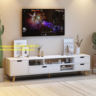 新品特惠10北歐電視櫃茶幾組合桌簡約現代小戶型客廳家用經濟型簡易電視機櫃