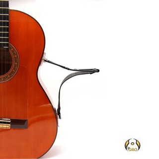 DE ORO 吉他演奏支撐架 加拿大手工皮製 不鏽鋼 Classica 古典吉他 專用 腳托【黃石樂器】