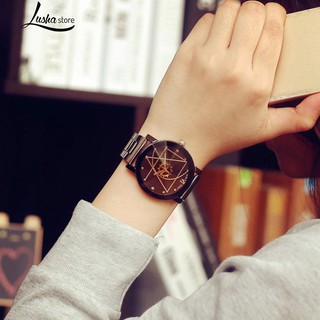 Lush👔【熱賣】羅盤轉盤 齒輪 指針 手錶 時尚流行錶款 情侶手錶 對錶 女錶 男錶 石英錶 機能錶