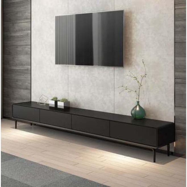 低價 新品 北歐電視櫃 實木皮 極簡客廳 地櫃茶幾組合 現代簡約大小戶型 電視機櫃