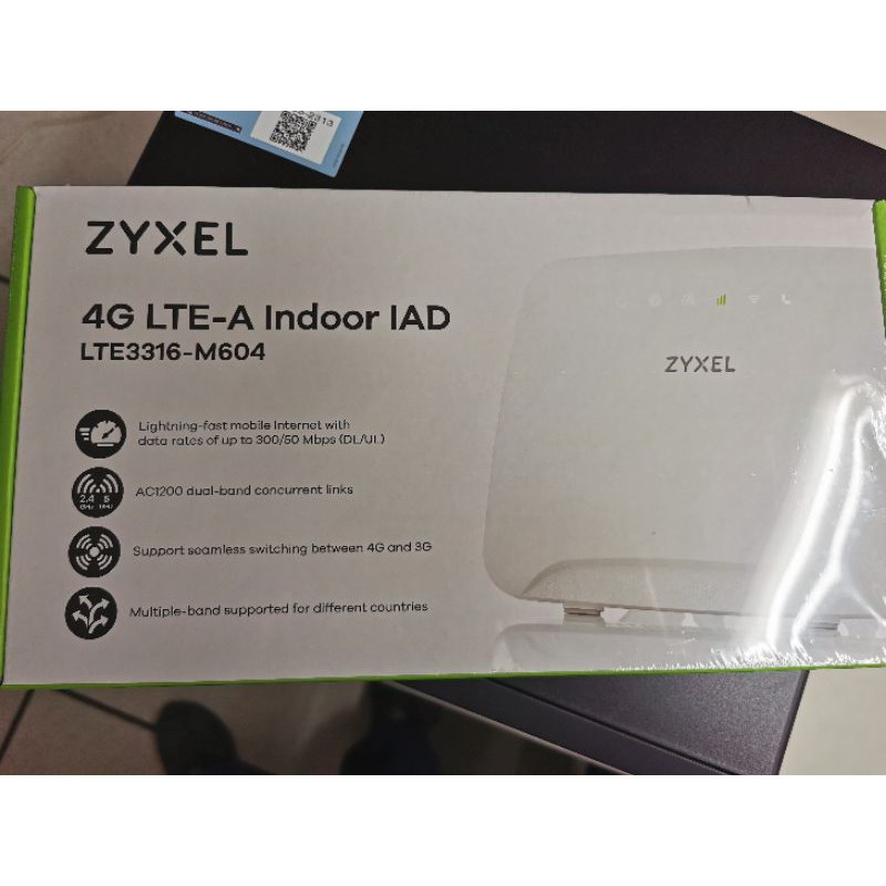 全新Zyxel LTE3316-M604 4G寬頻路由器