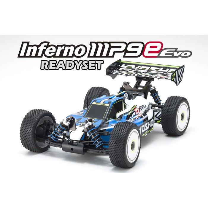 日本京商 KYOSHO 全新鬼王 34106T1B INFERNO MP9e Evo 1/8 電動越野車 4WD