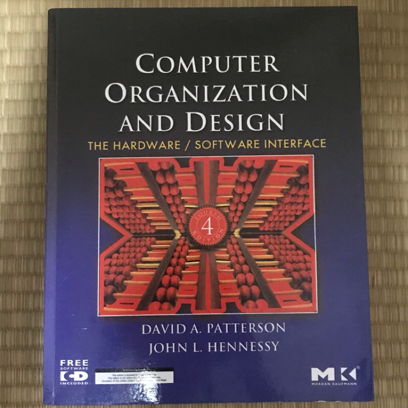 計算機組織概論 Computer Organization and Design 原文書 二手