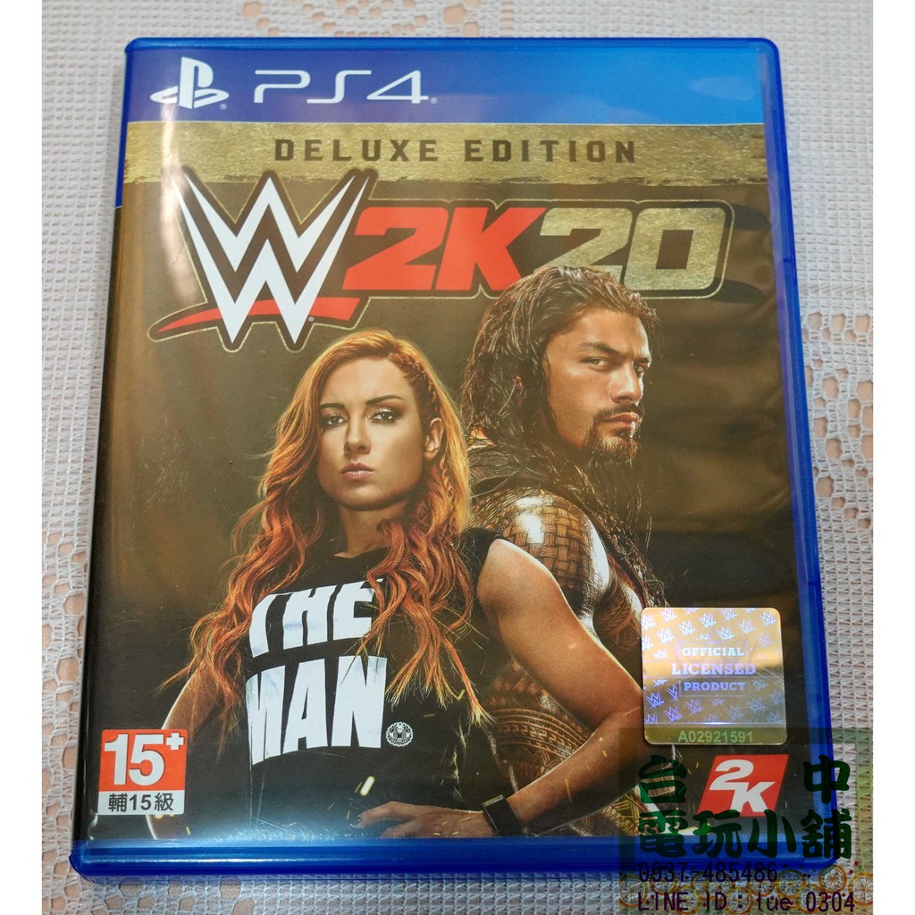 台中電玩小舖~PS4原裝遊戲片~WWE 2K20 激爆職業摔角 美國職業摔角 ~499