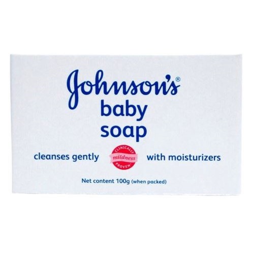 ★Johnson's 嬌生 嬰兒潤膚香皂-原味(100g)