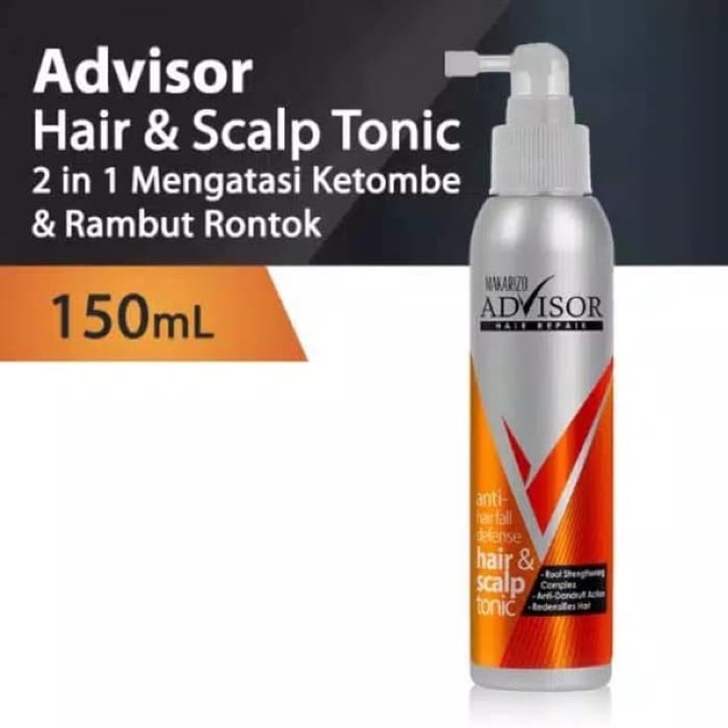 養髮液 Makarizo Advisor hair &amp; sclap Hair tonic rambut rontok