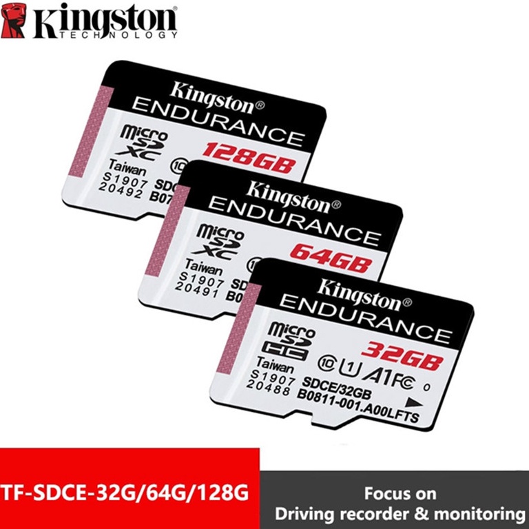 金士頓 32GB 64GB 128GB Micro SDXC Class 10 原裝 TF A1 w / SD 存儲卡