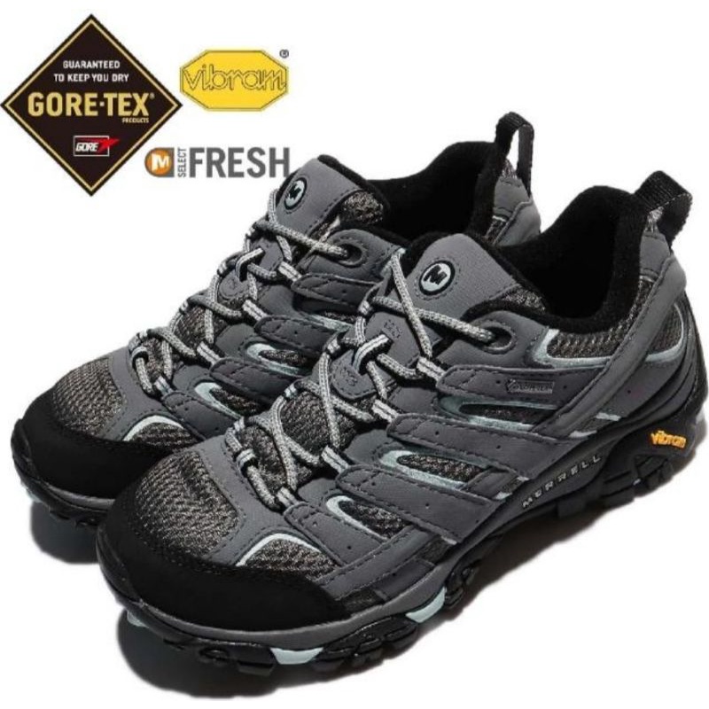 【全新】MERRELL越野鞋 Moab 2 GTX 運動女鞋 戶外登山 跑鞋 防水耐磨 黃金大底(ML06036)