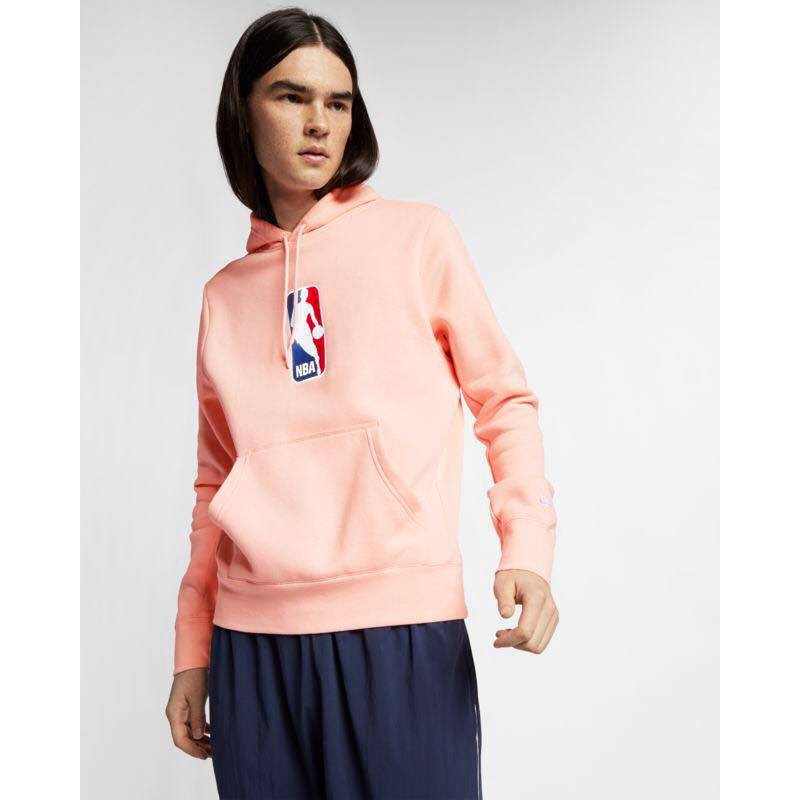 柯拔 Nike SB x NBA Icon 938413-646 粉 厚帽T 刷毛 情侶