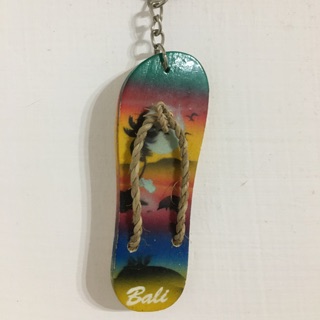 BALI 峇裡島 木製 鑰匙圈 輕量 伴手禮