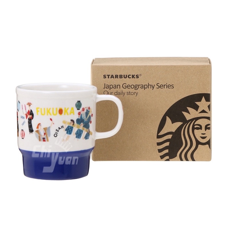 Starbucks 日本星巴克 福岡 FUKUOKA 城市杯 馬克杯 355ml