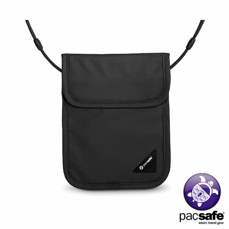 Pacsafe PF10148-BLK  [ Coversafe X75 RFID 安全貼身掛頸暗袋 ] 黑色