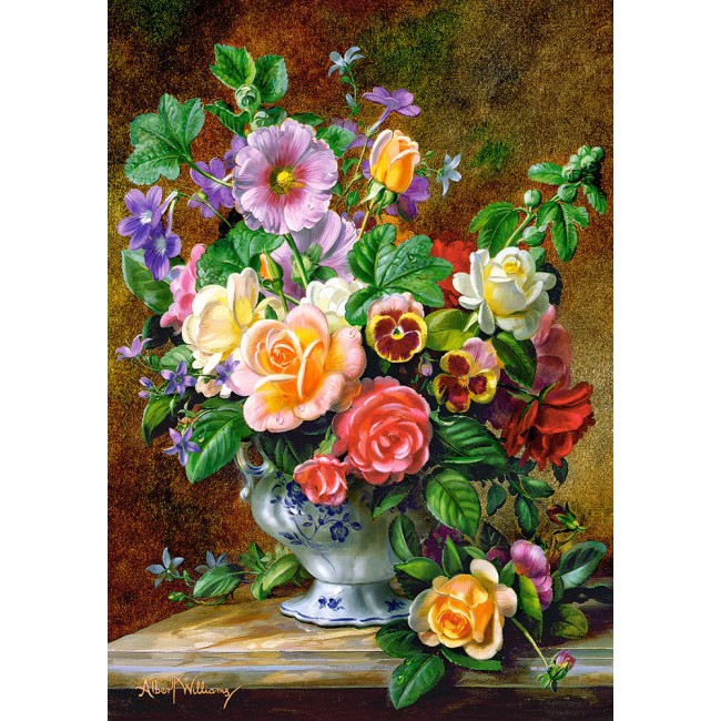 (預購)波蘭CASTORLAND拼圖---花瓶裡的花(500片)52868