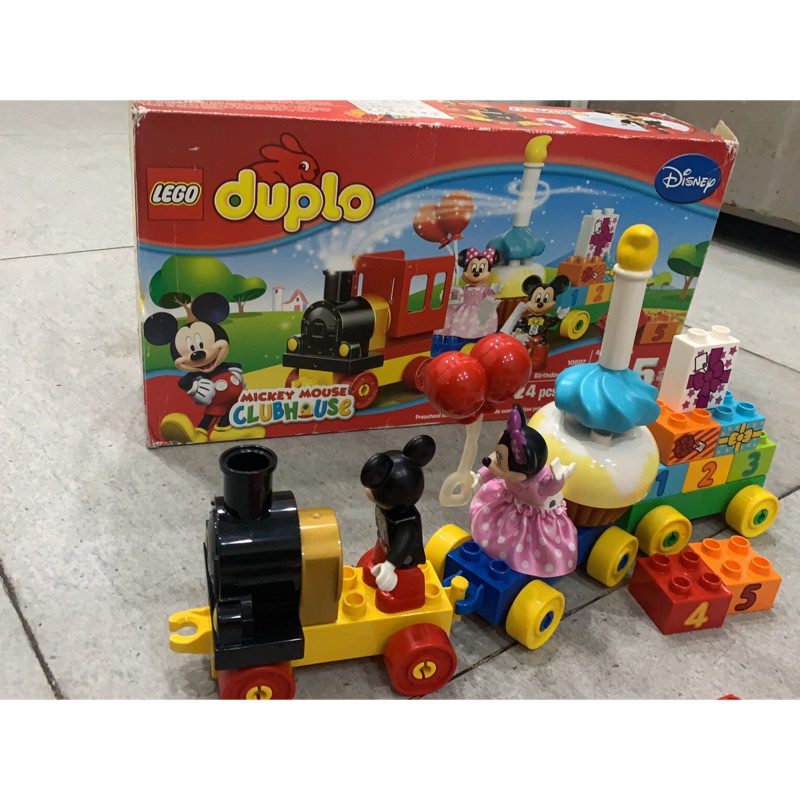 二手 LEGO 樂高 得寶 duplo 10597  積木 米奇和米妮的生日派對