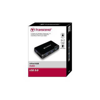 【S03 築蒂資訊】創見 TRANSCEND USB3.0集線器 USB分享器 4-Port Hub TS-HUB3K