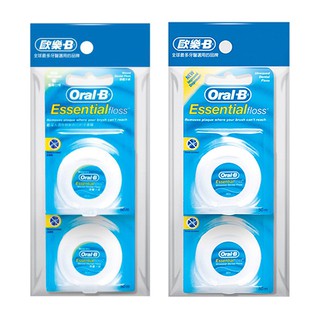 Oral-B 歐樂B 牙線薄荷微蠟／無蠟(50Mx2入)【小三美日】D814854