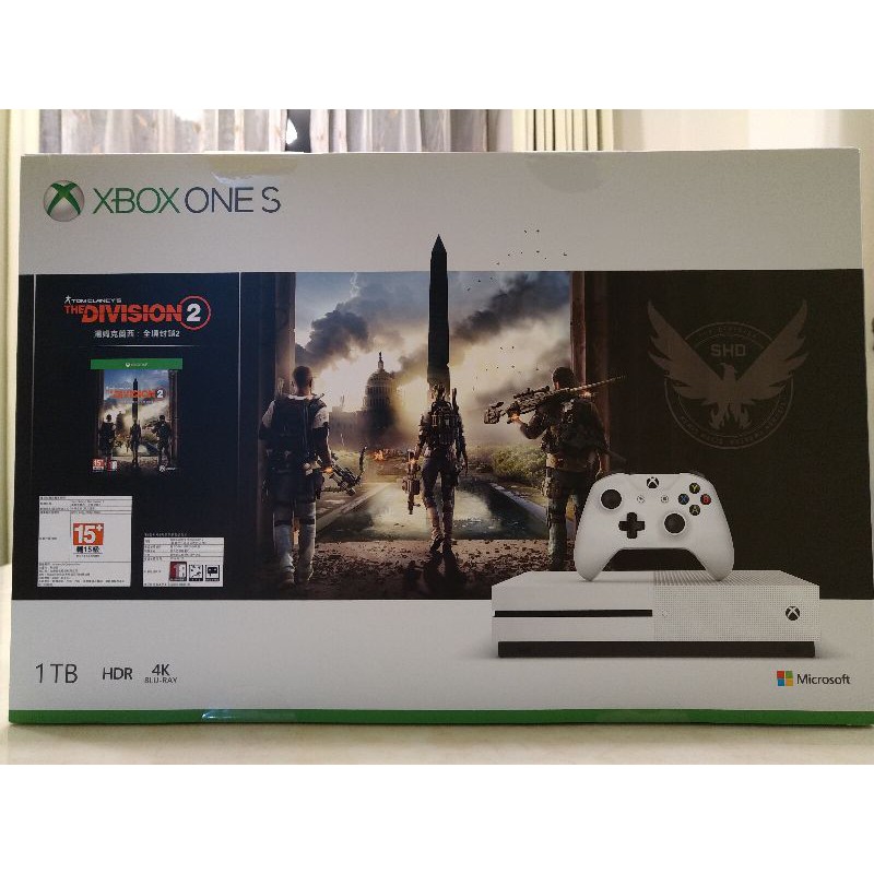 [Microsoft微軟] 全新未拆！！Xbox one s 湯姆克蘭西：全境封鎖2同梱組 1TB