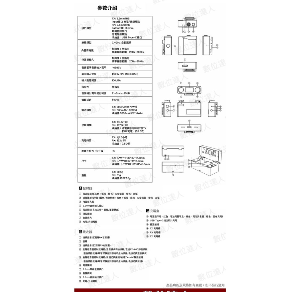 Hollyland Lark 150 一對一一對二無線麥克風 廣播監聽1發1收全指向數位達人 蝦皮購物